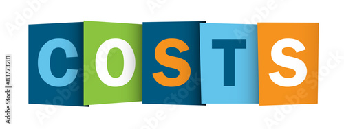 COSTS Overlapping Letters Vector Icon