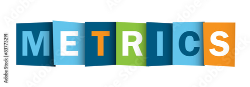 METRICS Vector Letters Icon