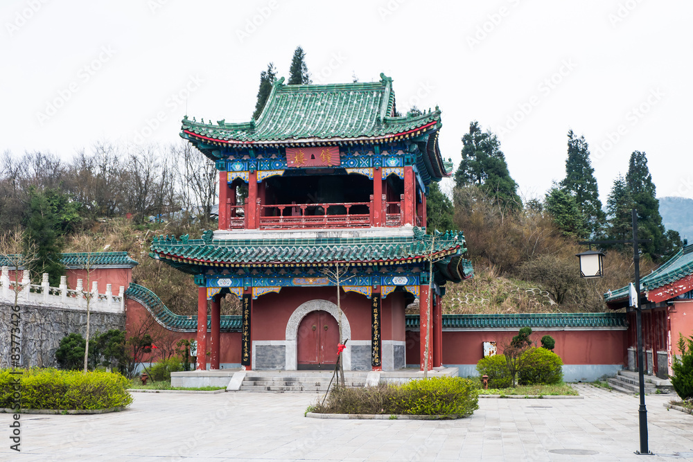 Buddhist temple at Tianmen Mountain