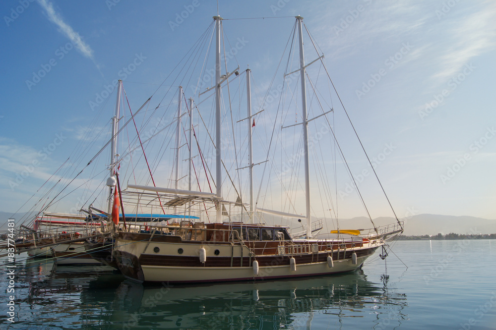 ships at anchor