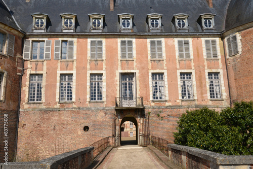 Yonne, the picturesque castle of Saint Fargeau photo