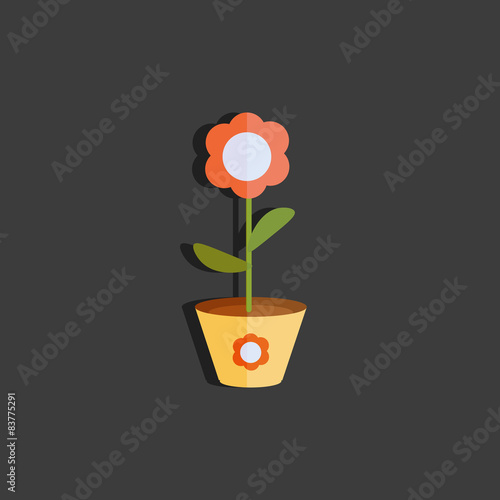 flat flower