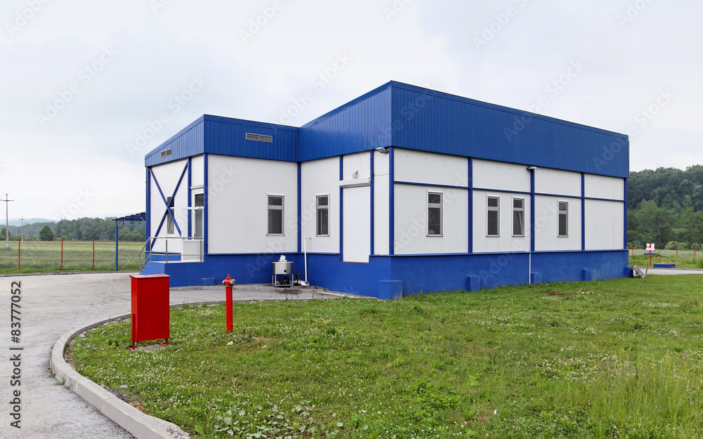Obraz premium Small milk factory