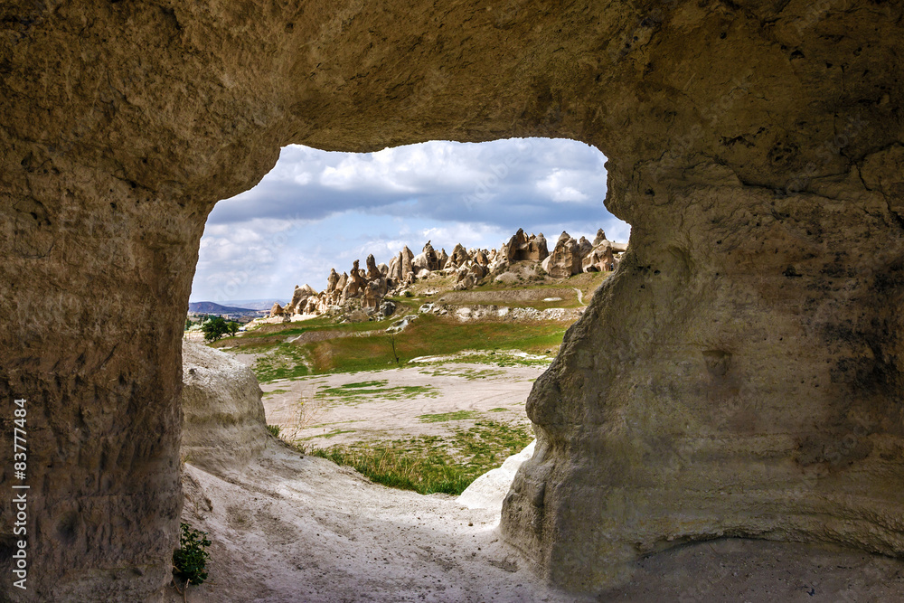 Mountain landscape, Cappadocia, Turkey