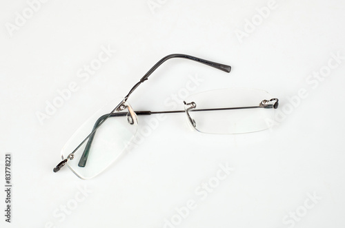 Eyeglasses with lightweight frame broken