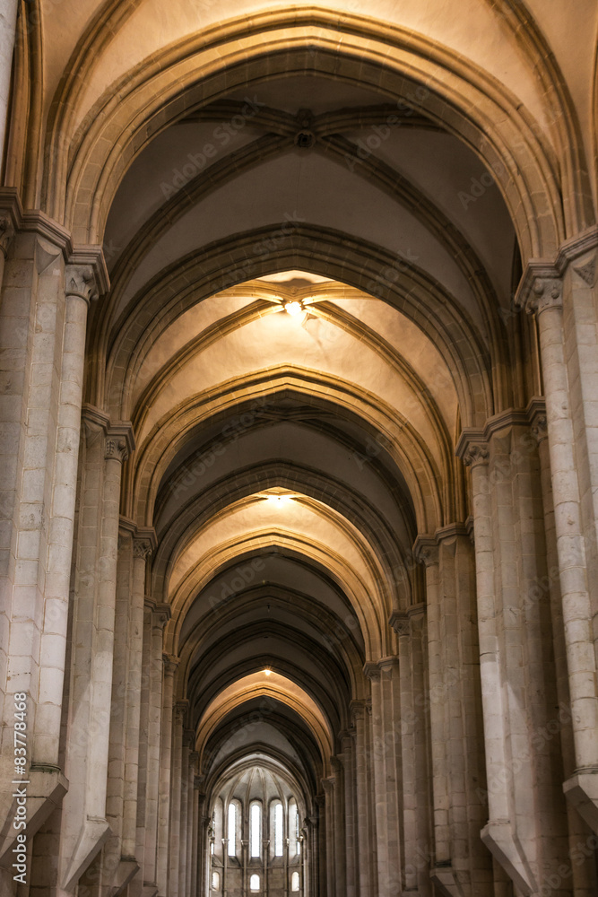 Alcobaca Dominican medieval monastery, Portugal