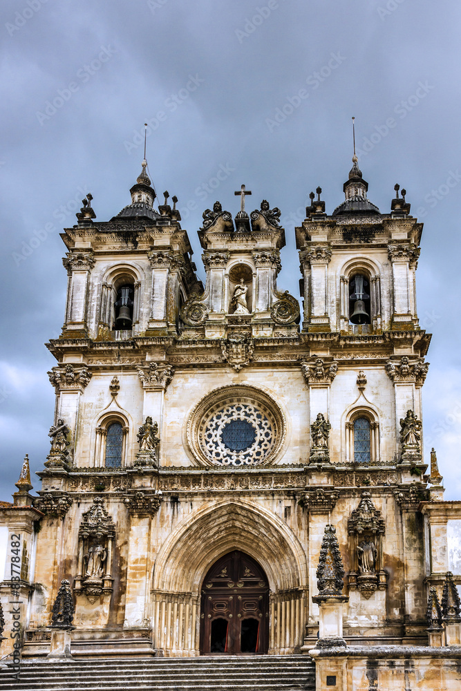 Fototapeta premium Church Alcobaca monastery is a Mediaeval Roman Catholic Monaster