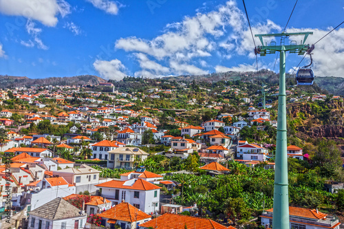 Cable car, Funchal, Madeira island, Portugal