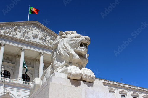 Portuguese Parliament Building, Lisbon, Portugal
 photo