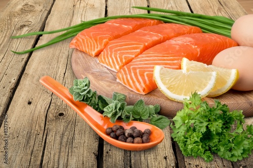 Protein, diet, salmon.