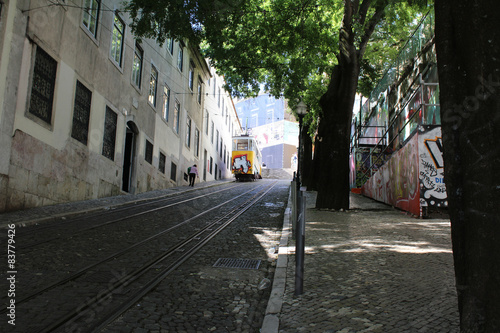 Tram Lisbon, Funicular, Portugal photo