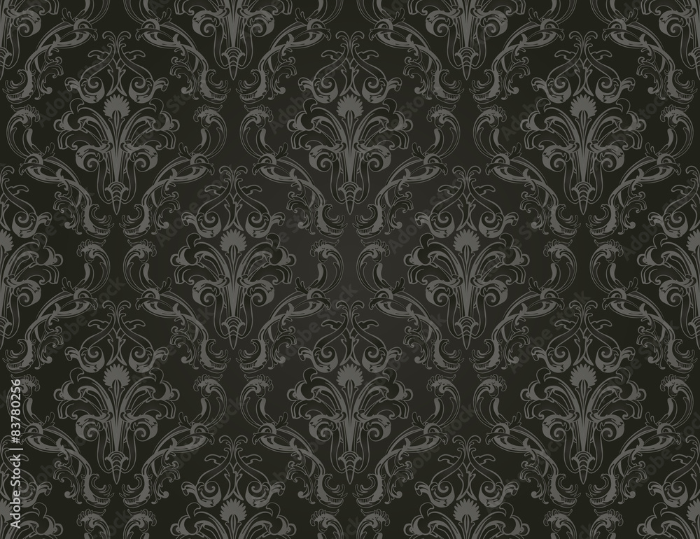 Damask seamless vector pattern Damask seamless vector pattern