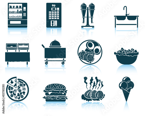 Set of restaurant icon