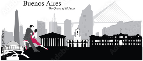 Buenos Aires Cityscape Skyline