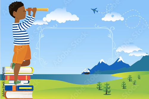 Children's reading poster