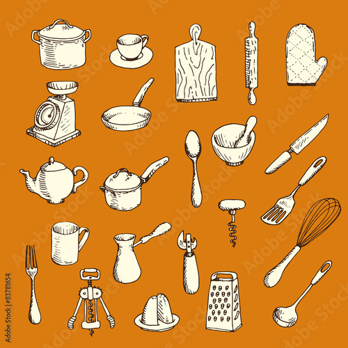 Billede på lærred kitchen utensil