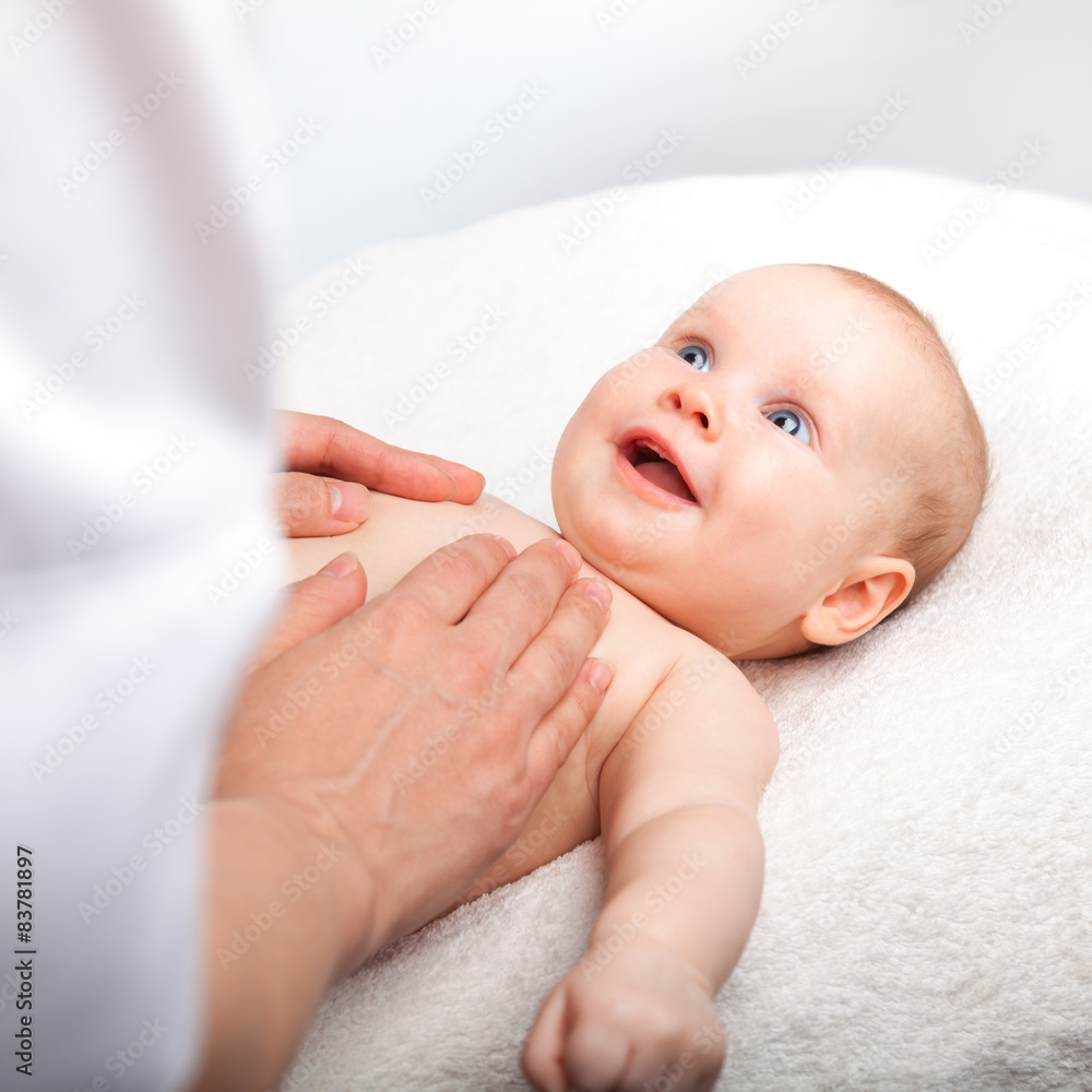 Infant chest massage