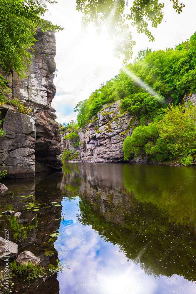 scenery rocky canyon