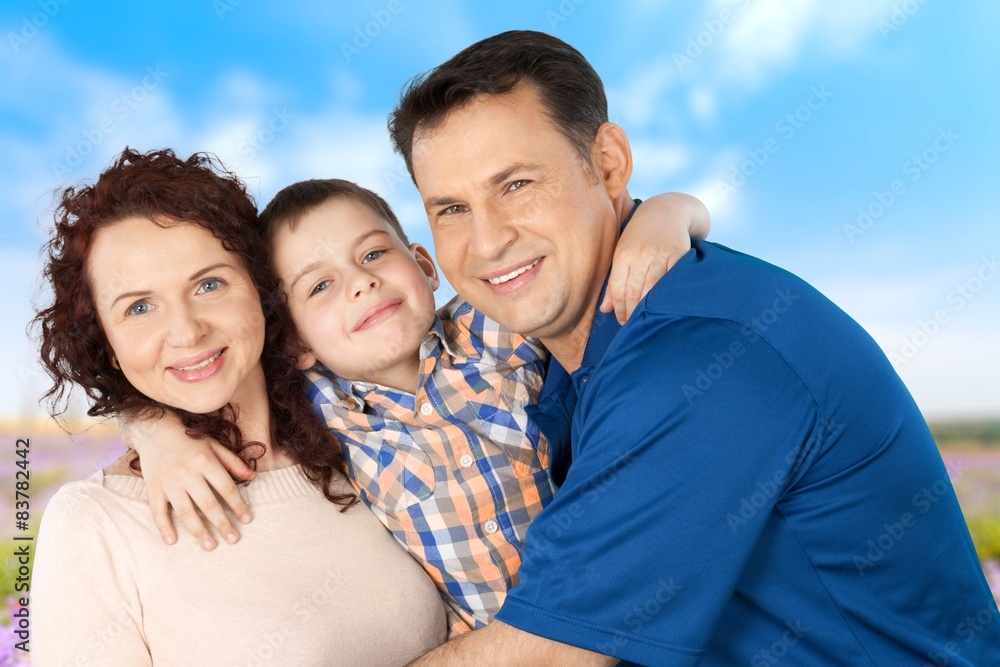 Fototapeta premium Family, Latin American and Hispanic Ethnicity, Cheerful.