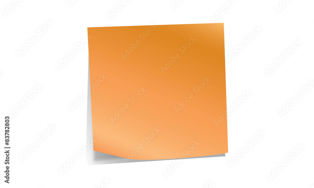 Post-it note-orange Post-it note-orange