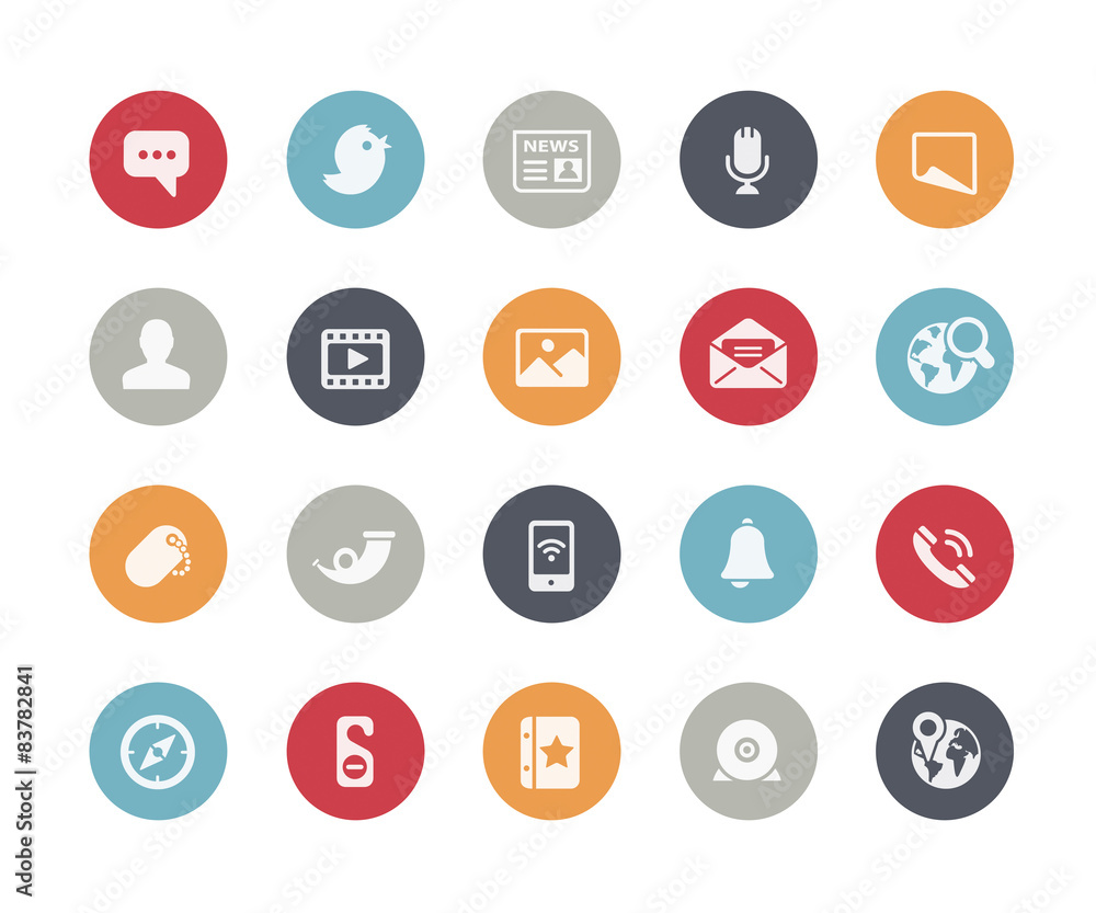 Social Media Icons - Classics Series Social Media Icons - Classics Series