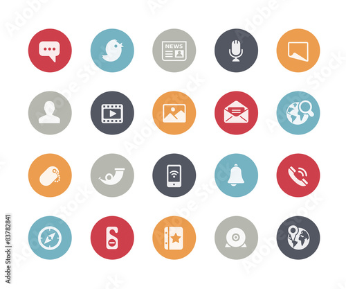 Social Media Icons - Classics Series