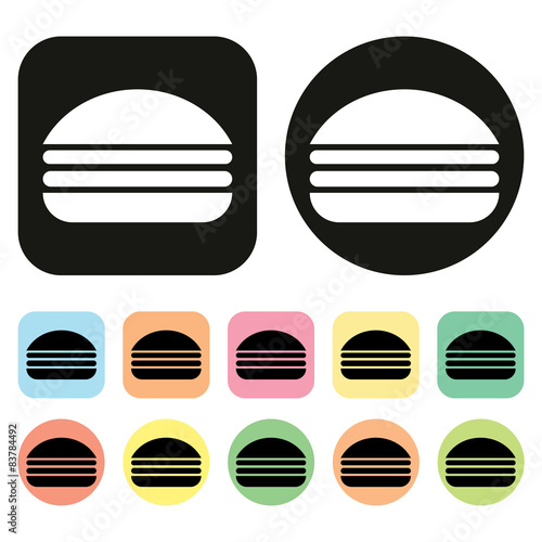 Hamburger icon. Burger icon