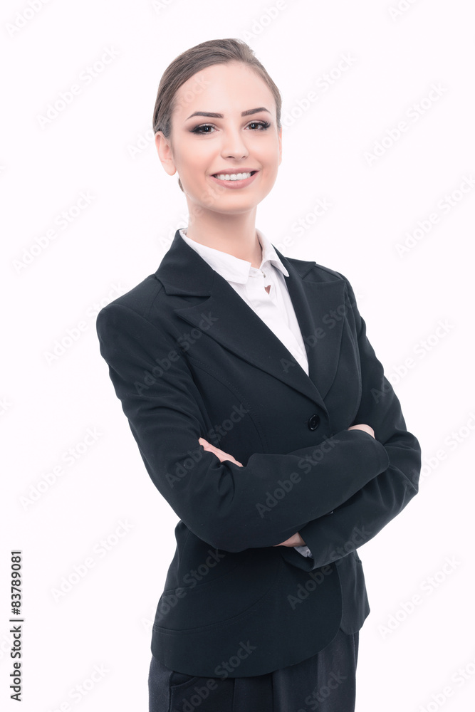 Beautiful woman in formal clothes Beautiful woman in formal clothes