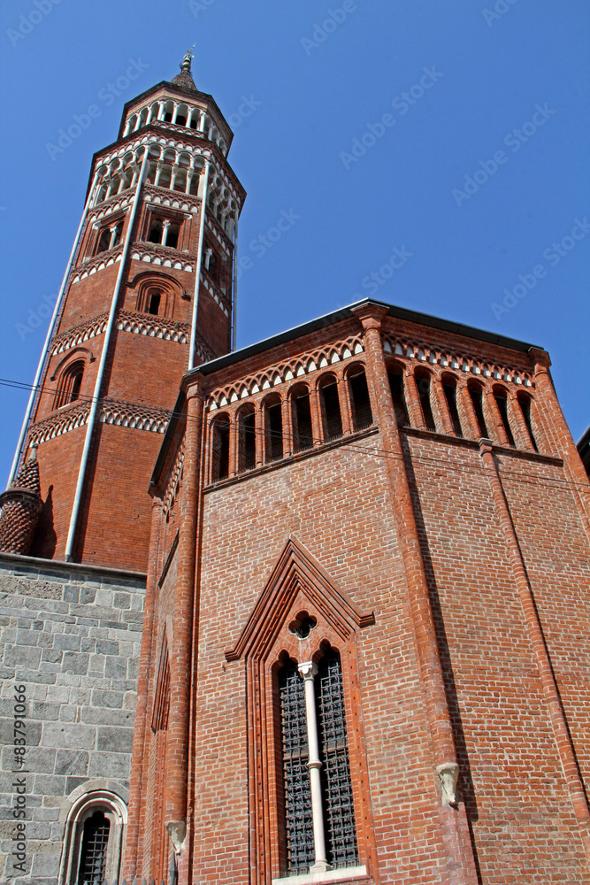 Milano; chiesa di San Gottardo al Palazzo, abside e campanile