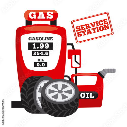 service station