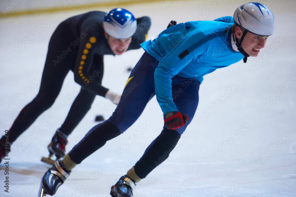 Obraz premium speed skating