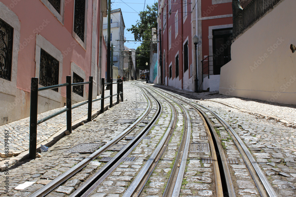 Funicular Railway, Lisbon, Portugal