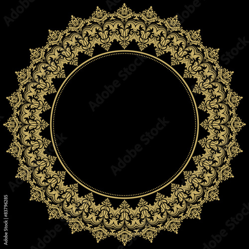Damask Vector Orient Pattern