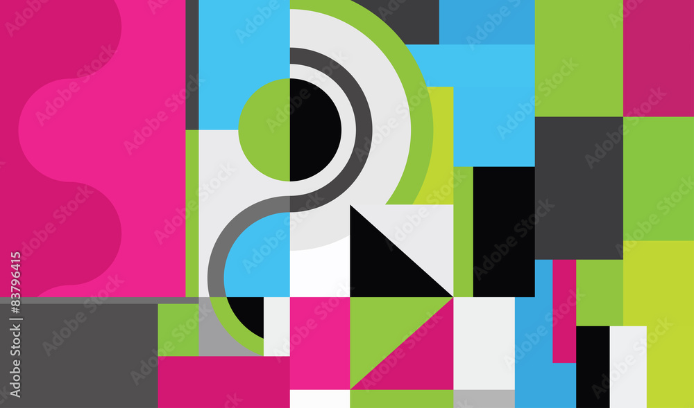 Fototapeta premium Creative geometric design