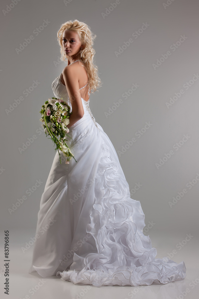 Fototapeta premium Young Beautiful Bride