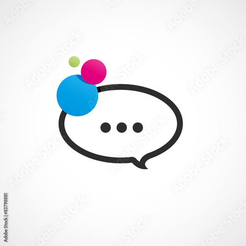 bulle dialogue,réseau social