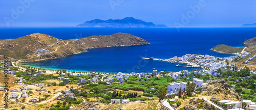 Fototapeta Naklejka Na Ścianę i Meble -  panoramic view of beautiful Serifos island, Greece (Cyclades)