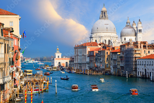 Beautiful view of Grand Canal, Venice, Italy © aetherial