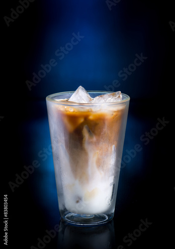 Ice latte coffee