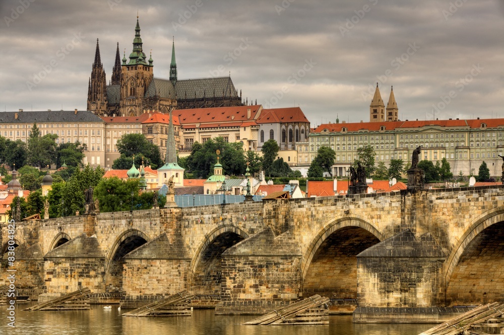 Obraz premium beautiful and historic Prague, the capital of the Czech Republic