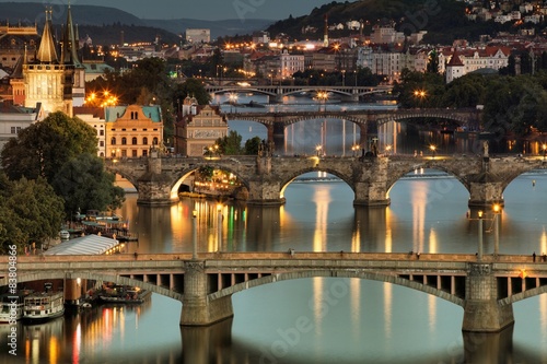 Photography beautiful and historic Prague, the capital of the Czech Republic