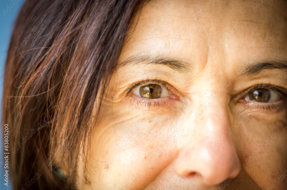 Close up eyes of a woman Close up eyes of a woman