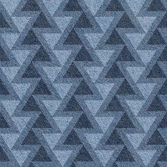 Deken met foto 3D patronen Abstract lambrisering in spijkerbroek blauw  © trompinex
