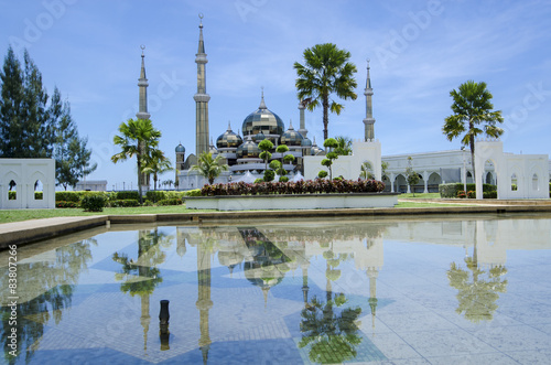 Crystal Mosque or Masjid Kristal in Kuala Terengganu, Terengganu