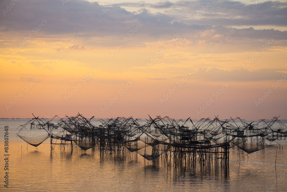 Obraz premium Fishing in sounthern of Thailand