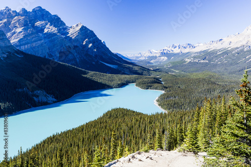 Peyto Lake, Banff National Park, Rocky Mountains, Canada