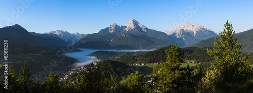 Berchtesgaden und Watzmann
