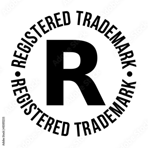 Cuadro en lienzo Registered trademark