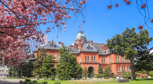Red Brick Building in Sapporo Japan