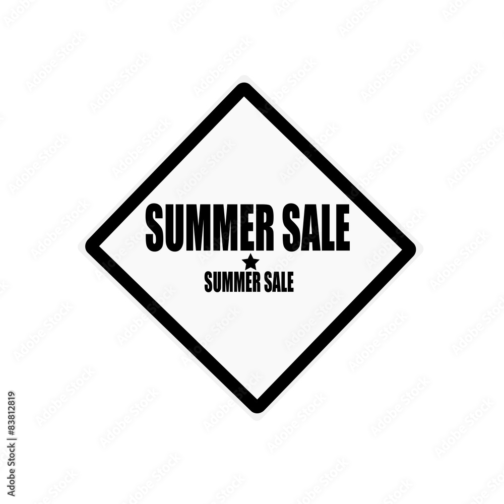 Summer sale black stamp text on white background Summer sale black stamp text on white background